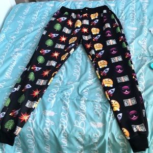 Emoji filled joggers